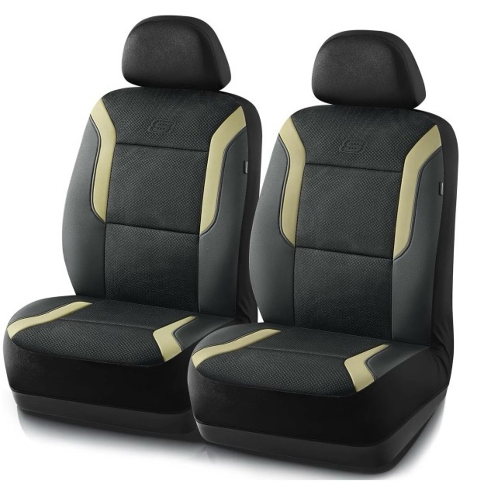 Skechers Memory Foam Car Seat Covers, Air Cool Mesh Thick Seat Covers,